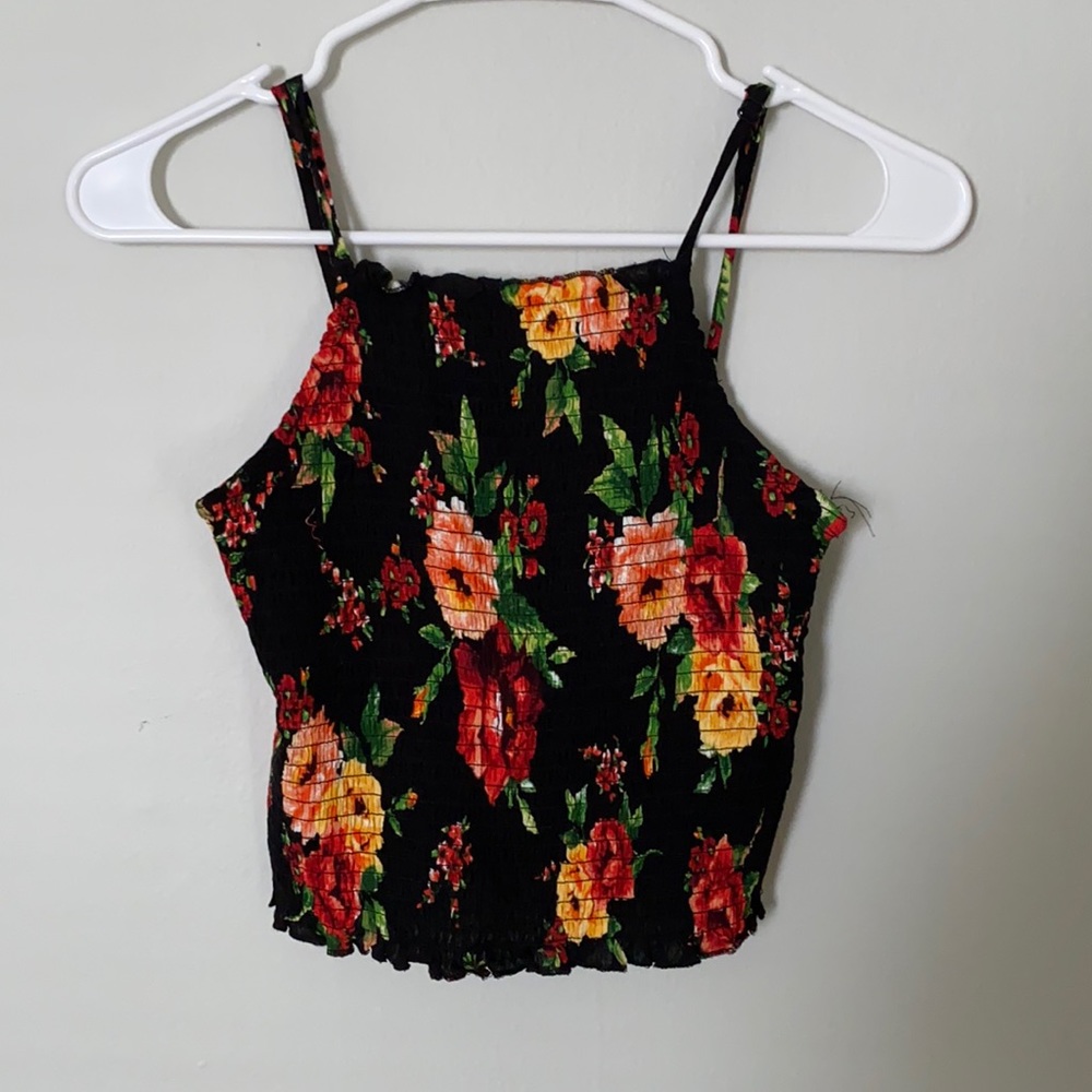 Charlotte Russe Halter Crop Tank